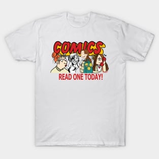 Comics Read One Today (Women Creators) T-Shirt